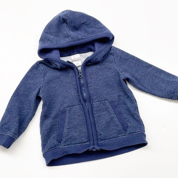 Circo baby blue zip up jacket with hood - Picture 1 of 4